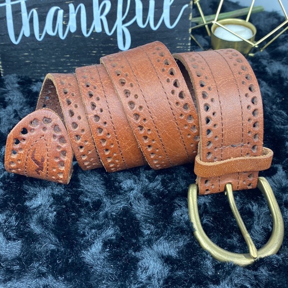 Hollister Brown Leather Belt main image 15